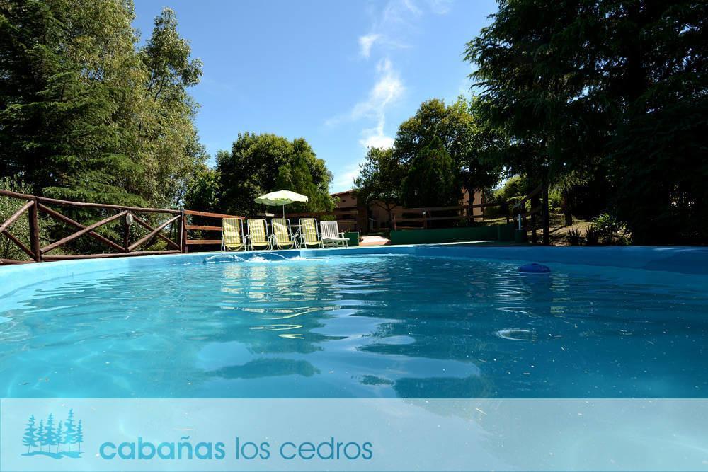 Cabanas Los Cedros Tanti Bagian luar foto
